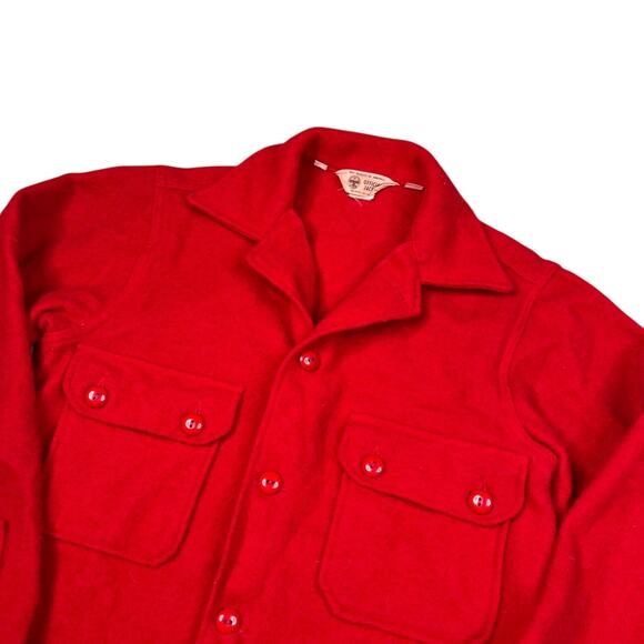 Boy Scouts BSA Vintage 80s Red Wool Official Jacket Youth 20 - Picture 3 of 7